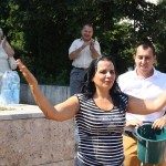 4  Deputatul Liliana Ciobanu a dat startul la Giurgiu pentru campaniei “Ice Bucket Challenge  (4)