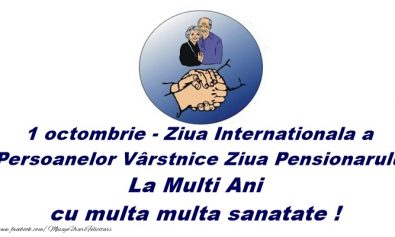 Urare Ziua persoanelor varstnice
