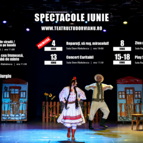 program iunie teatrul Tudor Vianu