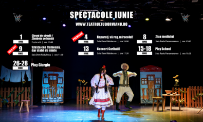 program iunie teatrul Tudor Vianu