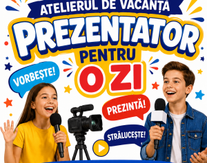 afiș prezentator