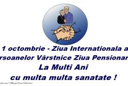 Urare Ziua persoanelor varstnice