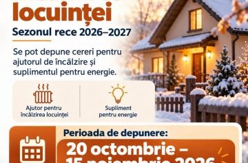 ajutor pentru incalzire Adunatii Copaceni